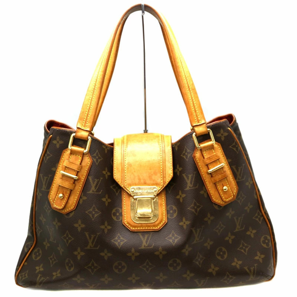 LOUIS VUITTON Greet Monogram Canvas Brown LV